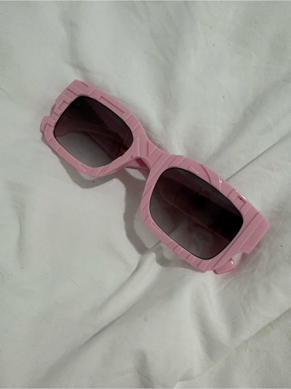 FF Pink Chunky Square Sunglasses - Women Accessories